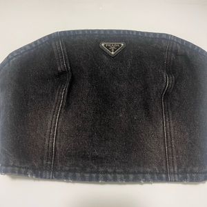 Prada denim tub top